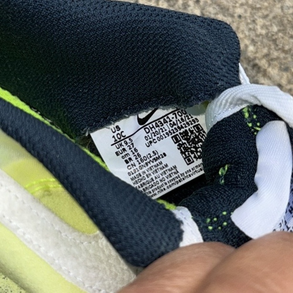 Nike Air Force 1 Crater ‘Light Lemon Twist’ Sneakers Toddler - Picture 9 of 10